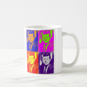 Caneca De Café Pop Art Jack JFK John F. Kennedy