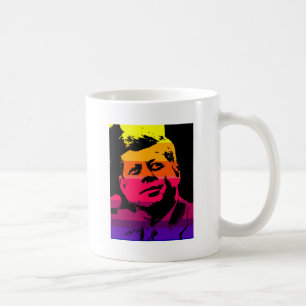 Caneca De Café Pop Art Jack JFK John F. Kennedy