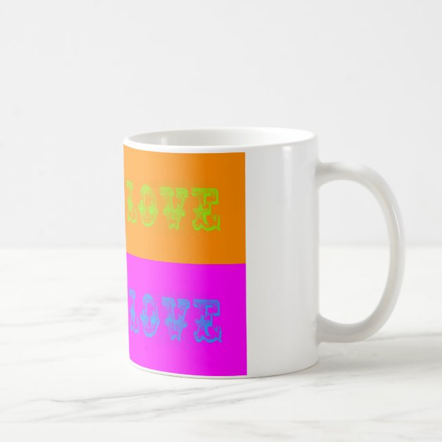 Caneca De Café Pop Art Love (Direita)