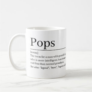 Caneca De Café Pop Definição Mug ・Avô Personalizado Gift