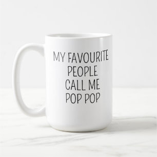 Caneca De Café Pop Pop Mug, Avô Mug, Melhor Pop Do Mundo, Diverti