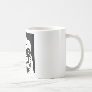 Caneca De Café Pop preto e branco
