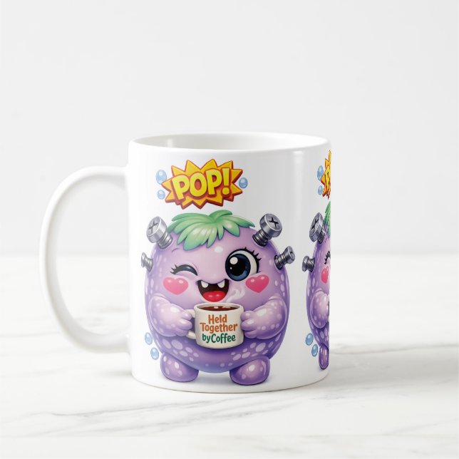Caneca De Café Pop Purple (Esquerda)
