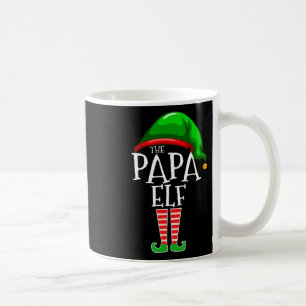 Caneca De Café Pope Elf Family Matching Group Gran de Natal