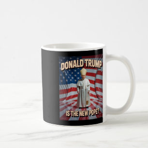 Caneca De Café Pope Engraçado E Presidente Donald Trump