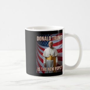 Caneca De Café Pope Engraçado E Presidente Donald Trump1