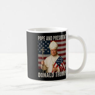 Caneca De Café Pope Engraçado Trump E Presidente Donald Trump