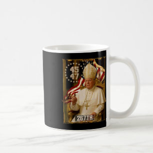 Caneca De Café Pope Trump Engraçado Presidente Trump