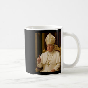 Caneca De Café Pope Trump Engraçado Presidente Trump 1