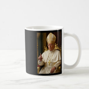 Caneca De Café Pope Trump Engraçado Presidente Trump Quer Ser Fut