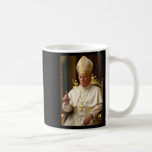 Caneca De Café Pope Trump Engraçado Presidente Trump Quer Ser Fut