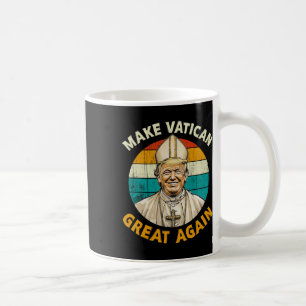 Caneca De Café Pope Trump Engraçado Presidente Trump Quer Ser O N