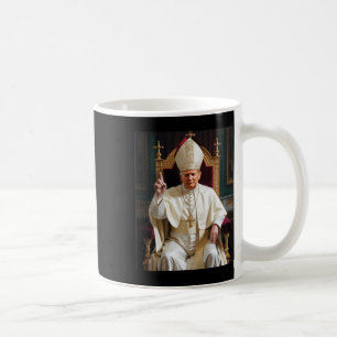Caneca De Café Pope Trump Engraçado Presidente Trump Quer Ser O N