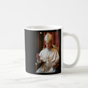 Caneca De Café Pope Trump Engraçado Presidente Trump Quer Ser O N