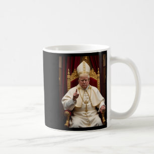 Caneca De Café Pope Trump Engraçado Presidente Trump Vaticano Chr