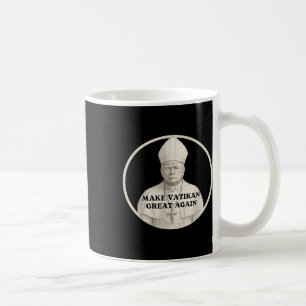 Caneca De Café Pope Trump Funny Trump Vaticano Christian Retro Ch