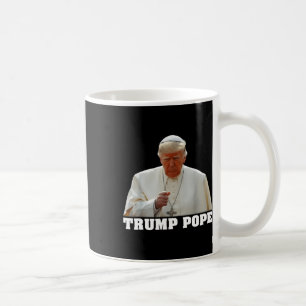Caneca De Café Pope Trump Funny Trump Vaticano Christian Retro Ch