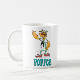 Caneca De Café Popeye Vintage - Paródia de 1990