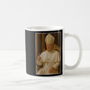 Caneca De Café Popo Trump Vaticano Church Papa Trump Engraçado Ch