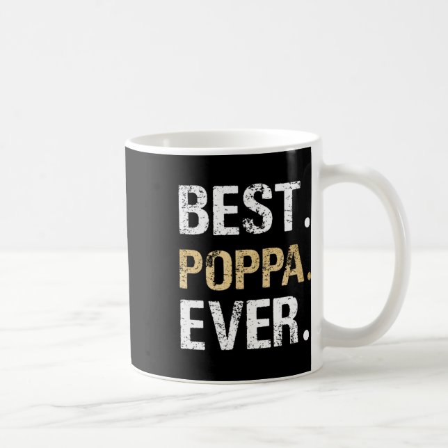 Caneca De Café Poppa Gift Da Avó Melhor Poppa (Direita)