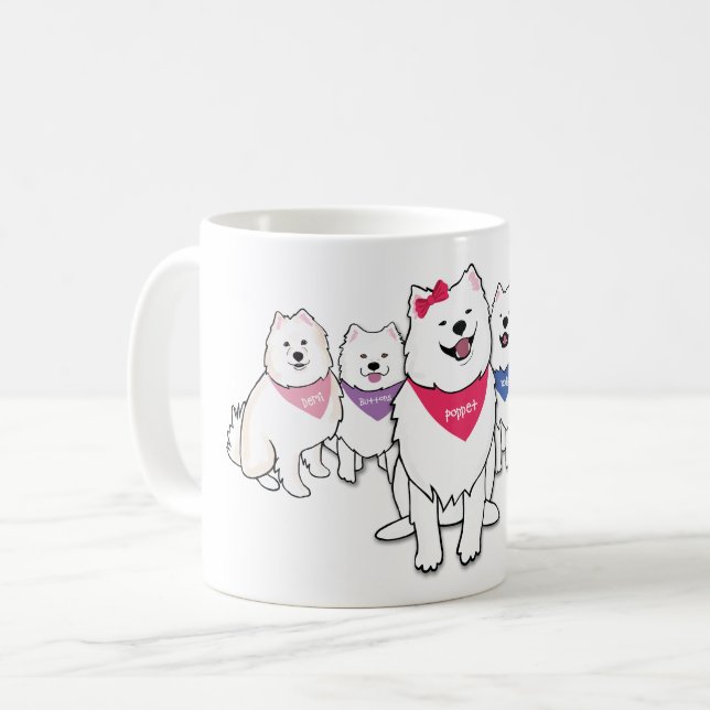 Caneca De Café Poppet e a gangue (Frente Esquerda)