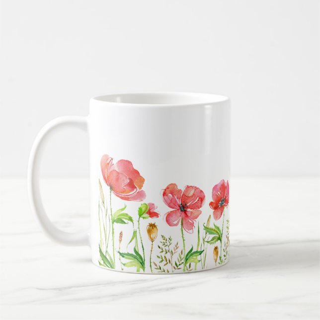 Caneca De Café Poppies (Esquerda)