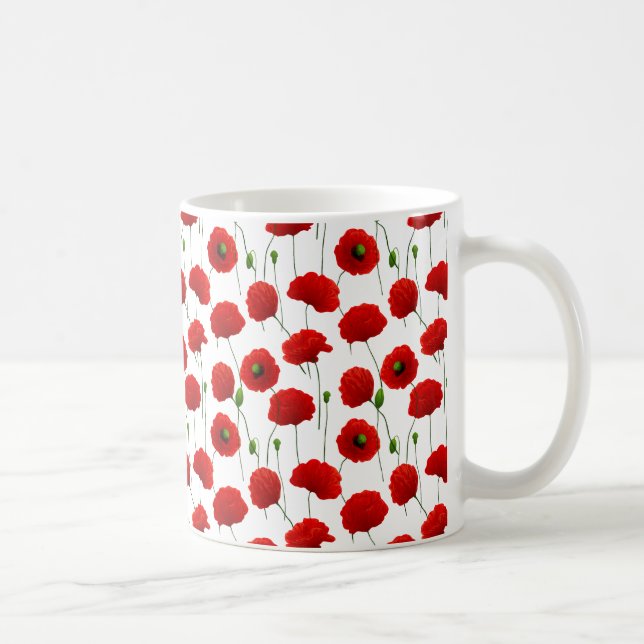 Caneca De Café Poppies (Direita)