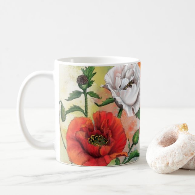 Caneca De Café Poppies Mug (Com Donut)