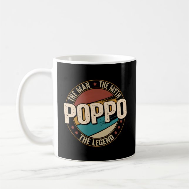 Caneca De Café Poppo Myend Dia de os pais Poppo (Esquerda)