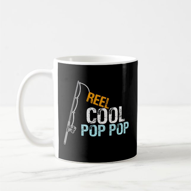 Caneca De Café Poppop da neta Grandson Reel Pop Pop (Esquerda)