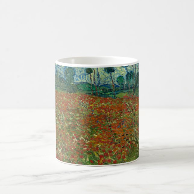 Caneca De Café Poppy Field - Vincent van Gogh (Centro)
