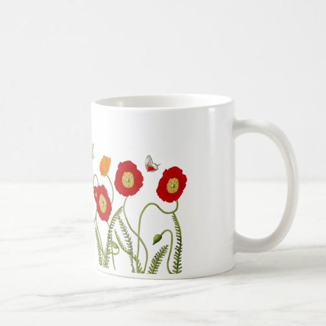 Caneca De Café PoppyMugDesign (Direita)