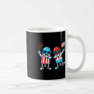 Caneca De Café Popsicle American Flag 4º Do Sumo Patriótico De Ju