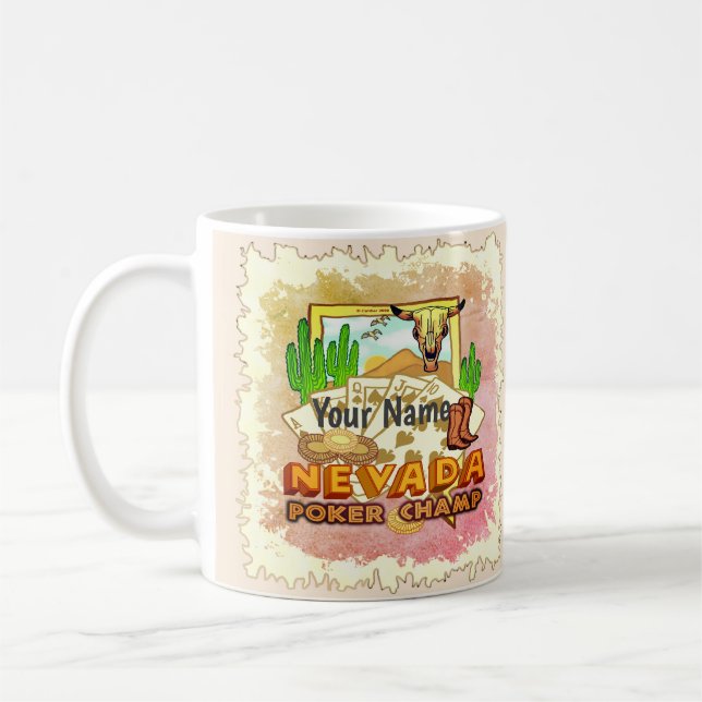 Caneca De Café Pôquer de Nevada (Esquerda)