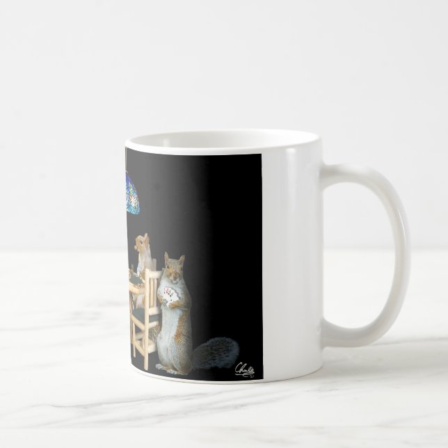 Caneca De Café Póquer do esquilo (Direita)