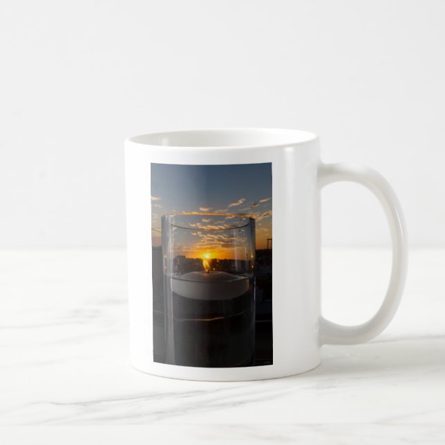 Caneca De Café Pôr do Sol à Luz de Velas (Direita)
