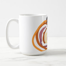Caneca De Café Pôr do Sol de Abóbora Outono fofo