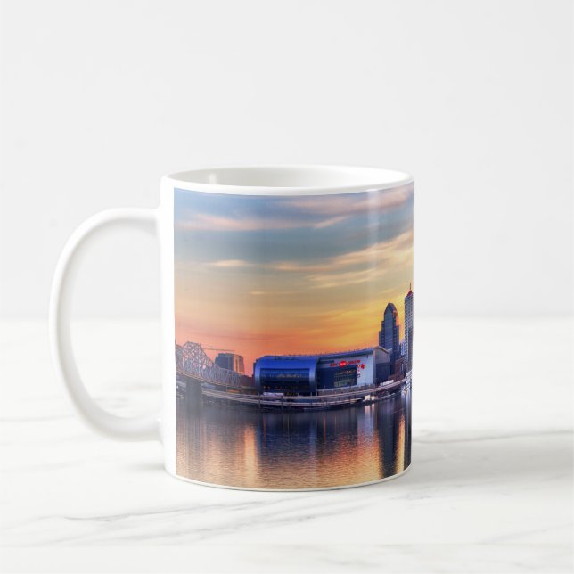 Caneca De Café Por do sol de Louisville (Esquerda)