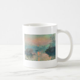 Caneca De Café Pôr do sol de Monet no Impressionismo de Arte Fina