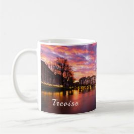Caneca De Café Pôr do sol de Natal em Treviso