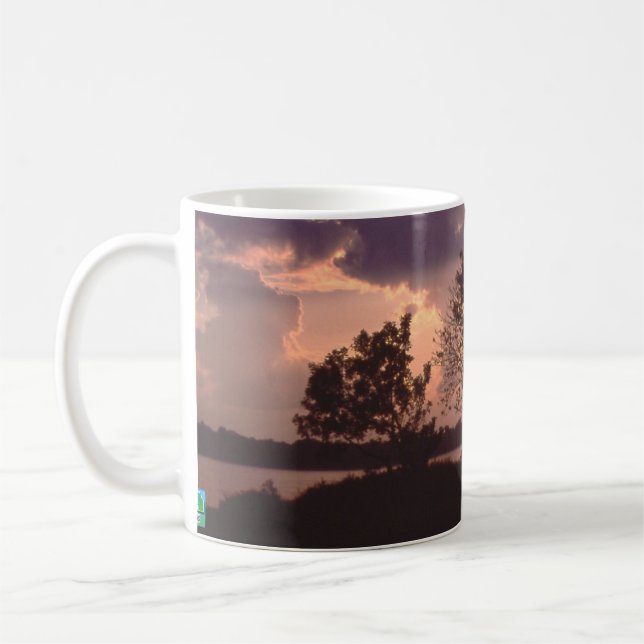 Caneca De Café Por do sol do Rio Amazonas (Esquerda)