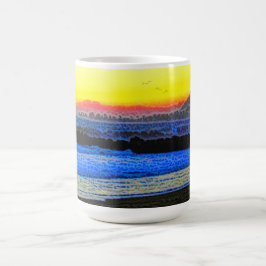 Caneca De Café Pôr do Sol Místico