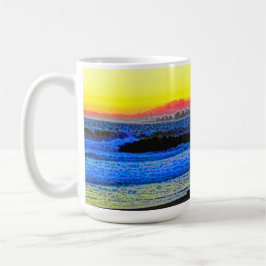 Caneca De Café Pôr do Sol Místico 