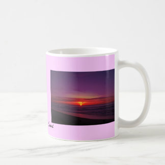 Caneca De Café Por do sol na costa de Oregon