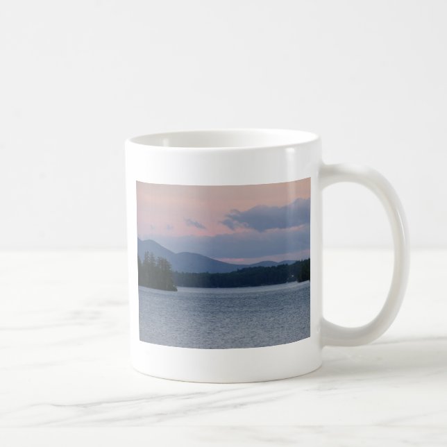 Caneca De Café Por do sol no lago 2 (Direita)