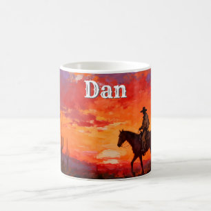 Caneca De Café Pôr do sol no Oeste