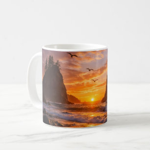 Caneca De Café Pôr do Sol Pacífico