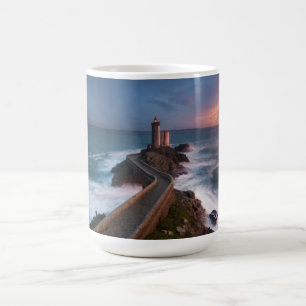 Caneca De Café Por do sol Plouzané Finistère do farol, Britta