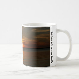 Caneca De Café Por do sol puro na praia