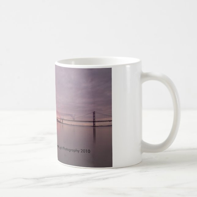 Caneca De Café Por do sol Queensferry sul (Direita)